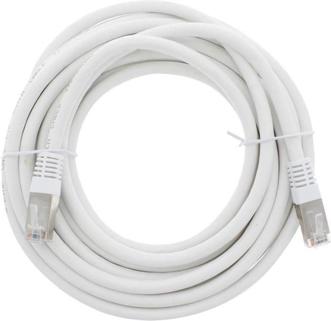 Q-LINK Netwerk aansluitkabel CAT6 FTP wit 5 m