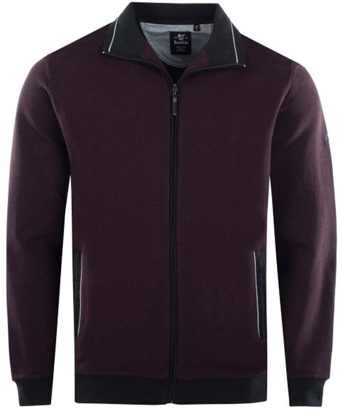 Hajo - Heren Vest – Wijnrood - Maat L