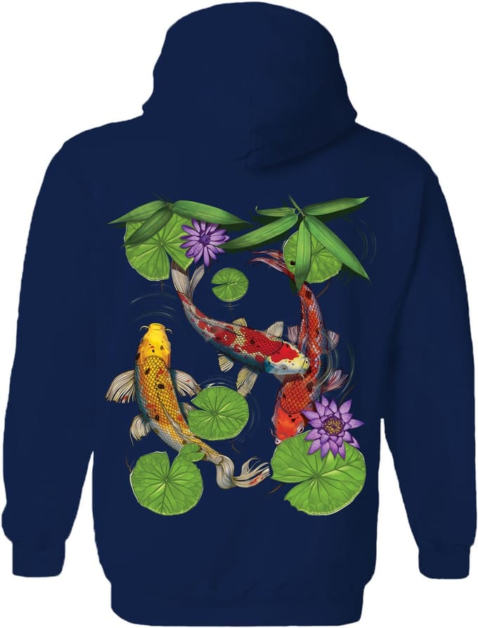 Koi Fish The Coloured House Hoodie S