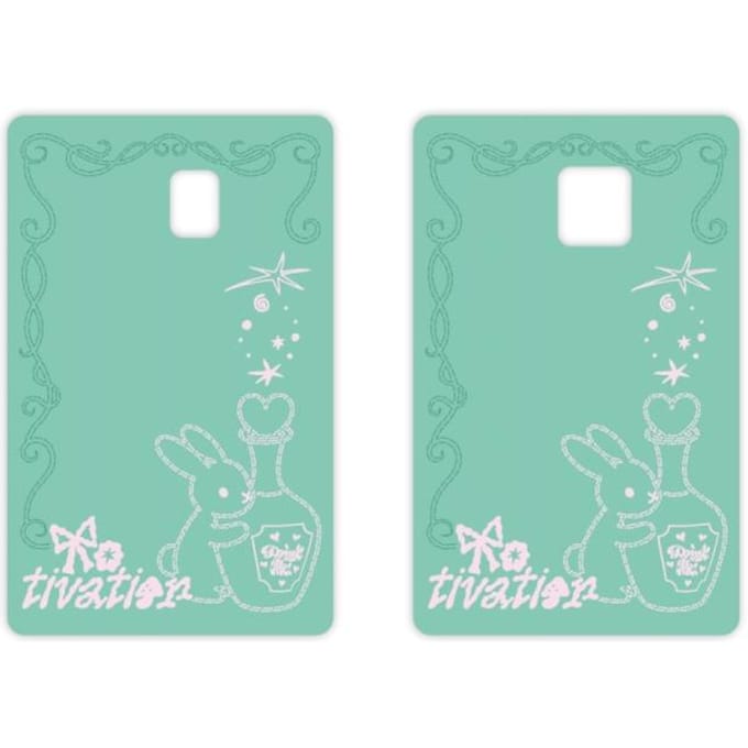 Sticker Housse de Carte Yuqi 04   Premier Single white