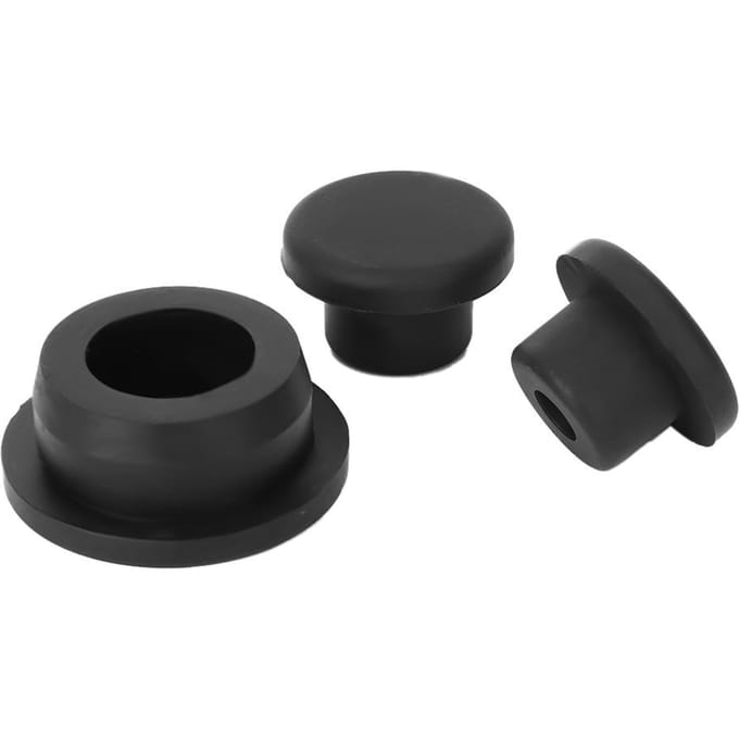 3 stuks rubberen plug voor achterklep, past voor Jeep Wrangler JK 20072017 auto-accessoires black