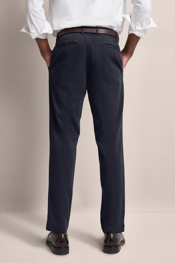 Bugatti Herren Casual broek van een katoen-elastaanmix