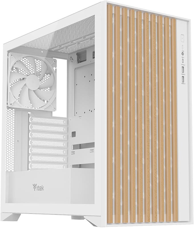 itek WOODY Tower Wit