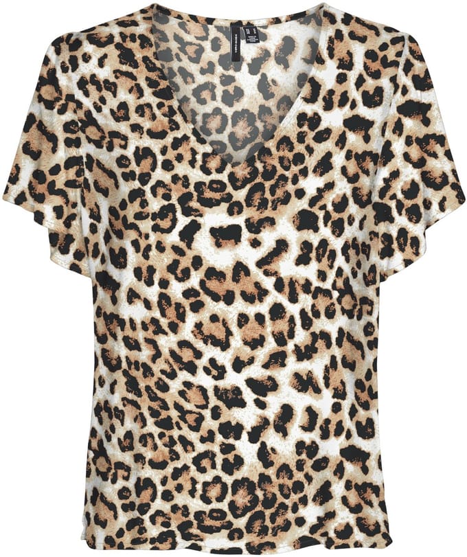VERO MODA - VMEASY JOY V-NECK SS BLOUSE WVN GA - Dames - T-shirts