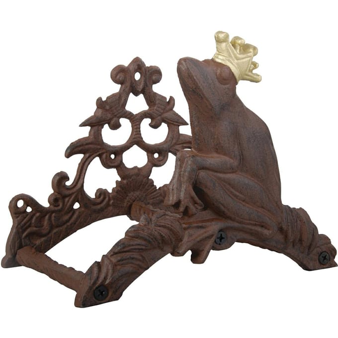 Support en Fer pour Tuyau d'Arrosage Grenouille