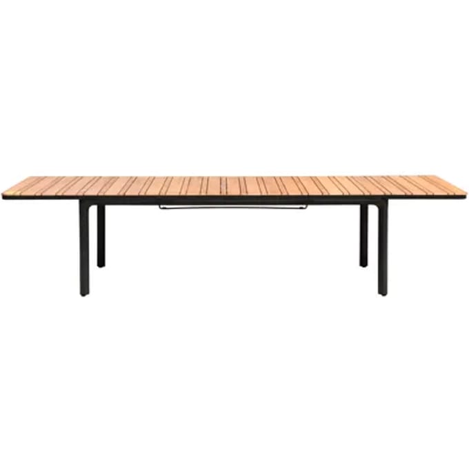 Central Park Tuintafel Lorenzo Uitschuifbaar Aluminium/teak 224-331x100x75cm