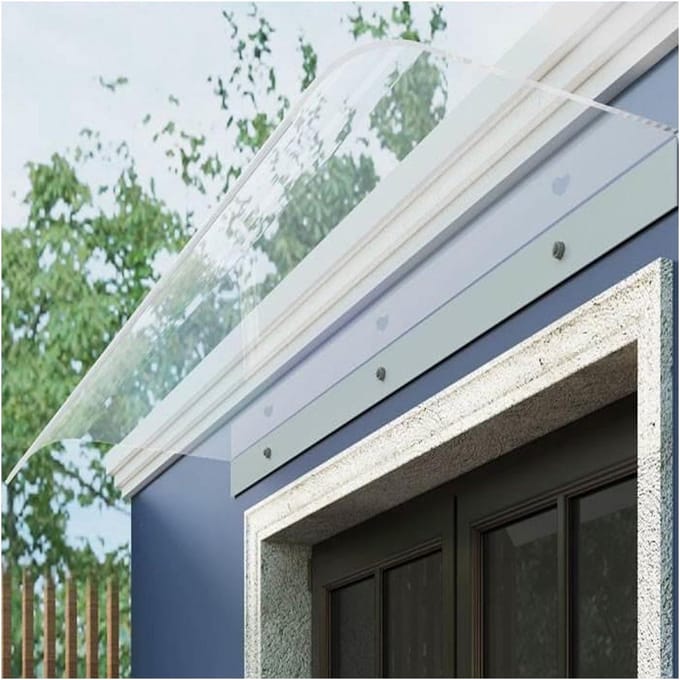 Raamluifel Deur Luifel - Polycarbonaat Cover Balkon Luifel - Bescherming tegen Weer - Onzichtbaar Modern Ontwerp
