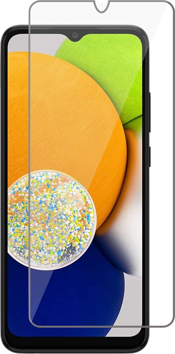 Screenprotector geschikt voor Samsung A03 - Gehard Glas Beschermglas Tempered Glass Screen Protector