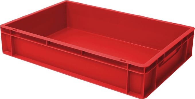 Alpac Stapelbak - Opbergbak - 600 x 400 x 120 mm - 20L - Rood