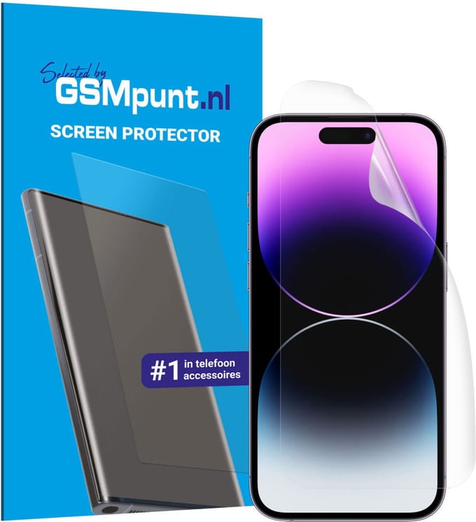 Display Folie Case Friendly Screenprotector Geschikt voor Apple iPhone 14 Pro