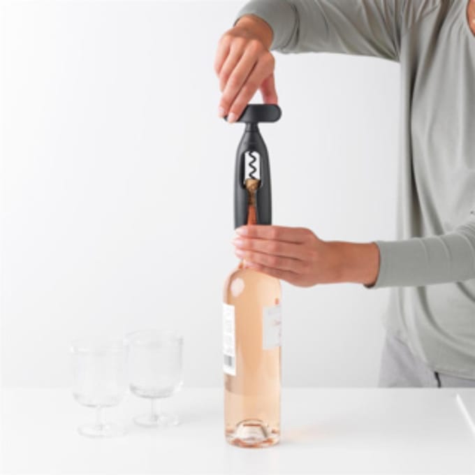 Brabantia kurkentrekker Tasty+ donker grijs