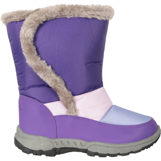 Mountain Warehouse Kinderen/Kinderen Caribou Adaptieve Sneeuwlaarzen (Paars)