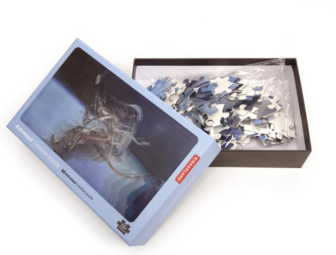 Kikkerland Puzzel Motion Astronaut 24 X 42 Cm Karton 135-delig