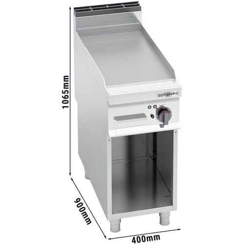 GGM Gastro Elektro Bratplatte - 5,7 kW - Glatt Zilver
