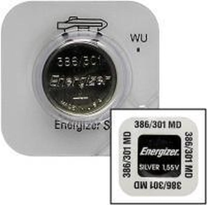 Energizer 301/386 Wegwerpbatterij Zilver-oxide (S)