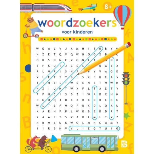 Woordzoekers 8+ - Puzzelboeken