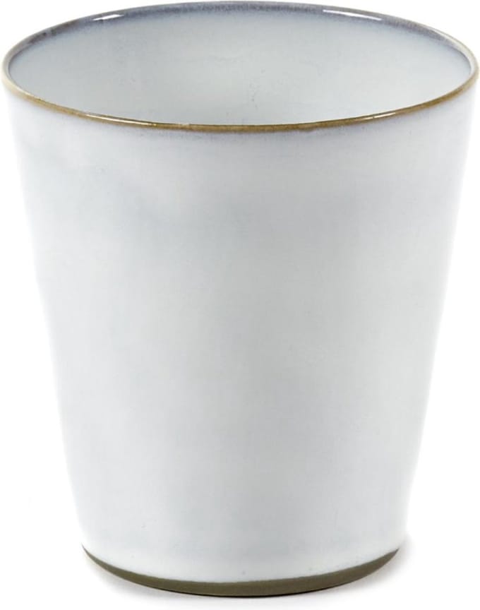 Serax Terres de Rêves Beker conisch - Ø8,5 x H9,5 - White - 8 stuks