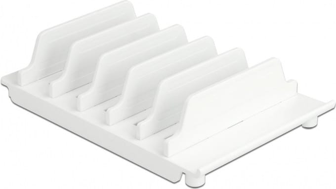 DeLOCK standaard voor 6 tablets en/of smartphones / wit