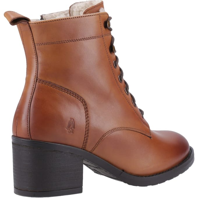 Hush Puppies Harriet Leren Dameslaarzen Tan