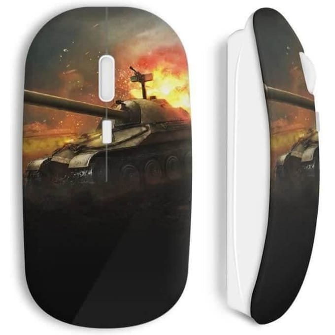 Souris Sans Fil Tank Militaire