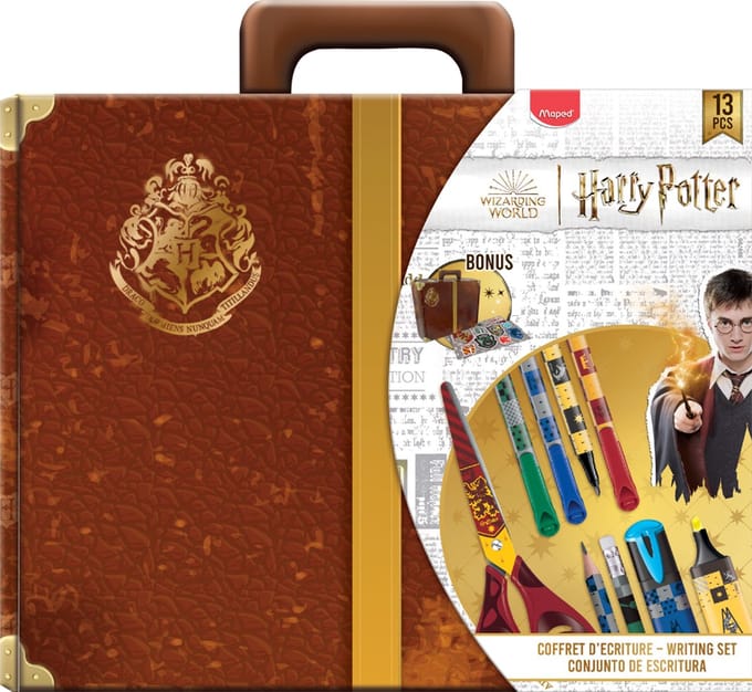 Tekenset Harry Potter, 13-delig, in koffer