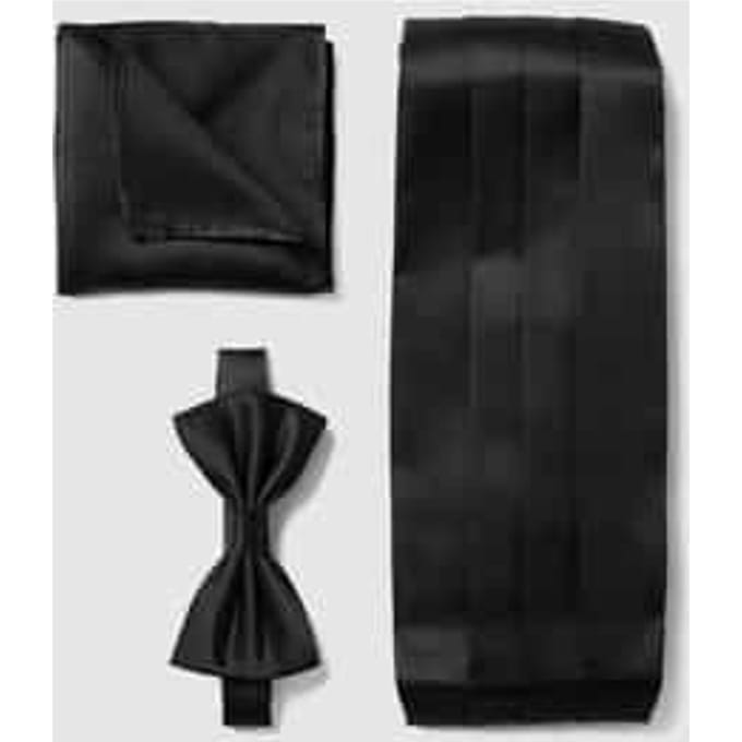 Cummerband Set Met Strik En Pochet Van Michaelis - ONESIZE