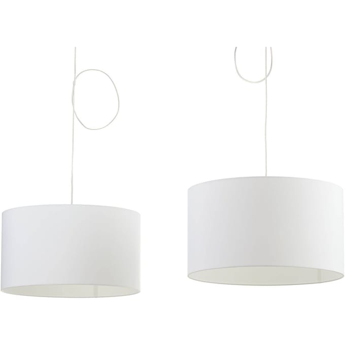 Helestra Certo hanglamp cilinder 2-lamps wit