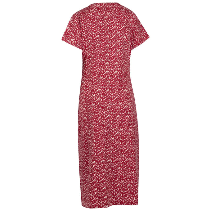 Trespass Dames Lula Midi Jurk (Kersenrood)