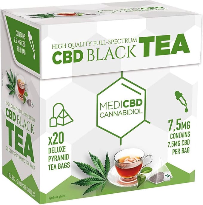 MEDICBD CBD thee - 3 x 20 zakjes met 7.5mg CBD - THC-vrij