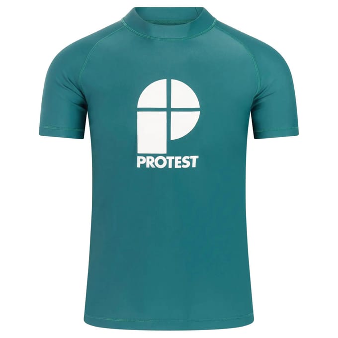 Protest PRTCater – Uv shirt Heren – Korte mouwen – Ronde hals – Wit