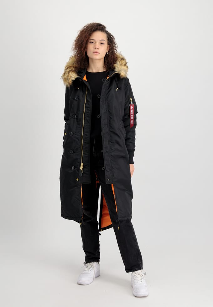 Damesparka Alpha Industries Long Fishtail