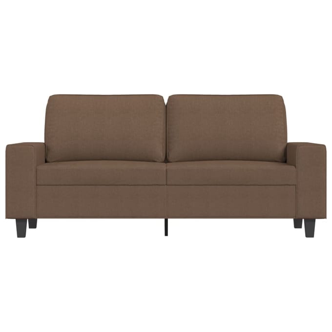 vidaXL - Tweezitsbank - 140 - cm - stof - bruin
