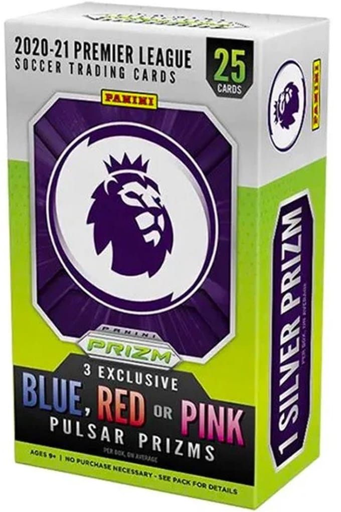 2020/21 Panini Prizm Premier League EPL Soccer Cereal Box