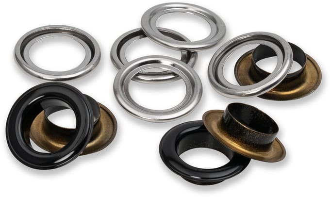 Ringen met schijven 14mm zwart 15st - Prym