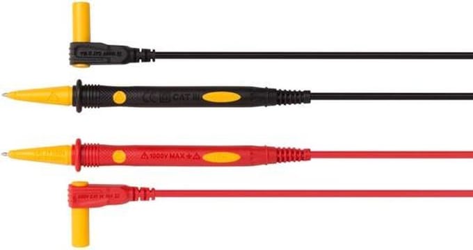 Velleman TLM72 accessoire voor multimeters Testsnoerset Geel, Zwart, Rood
