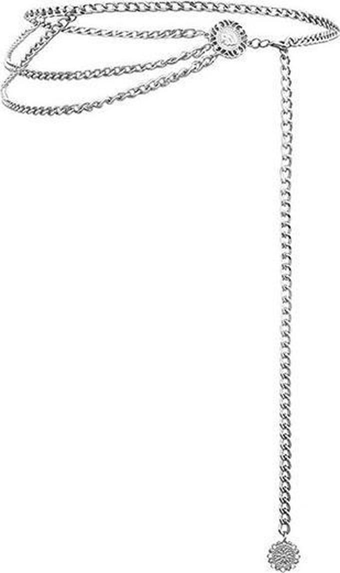 Pipina Dames Tailleriem Zilver 85 cm
