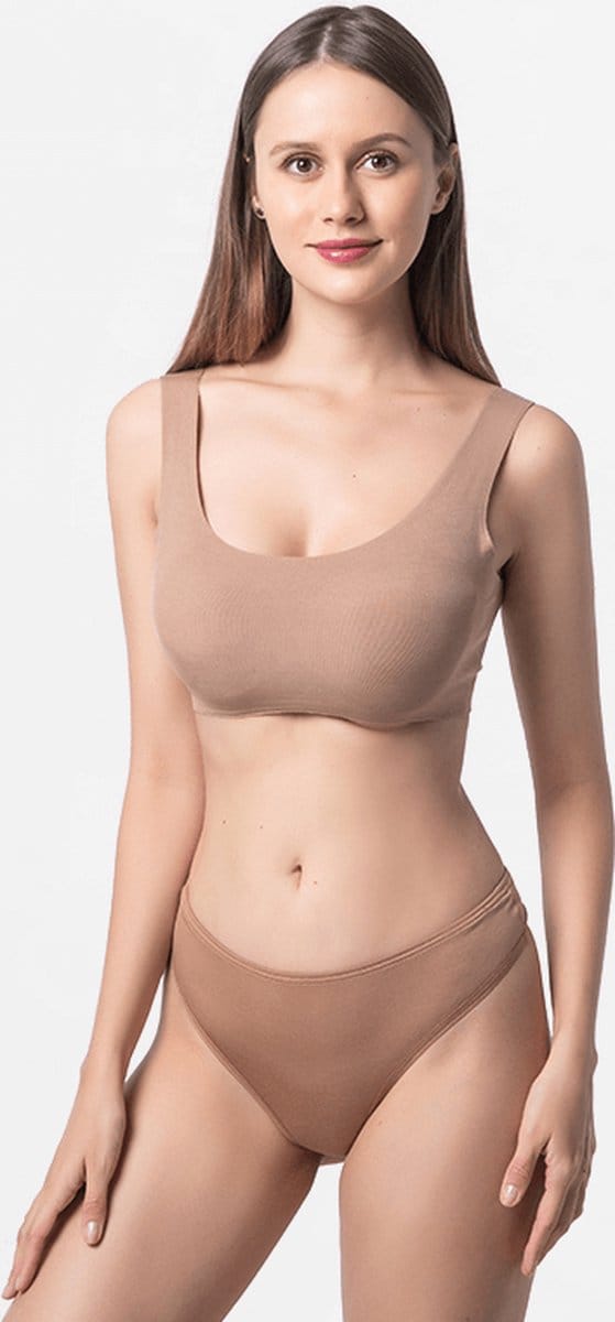 String dames Micro Modal bronze bruin