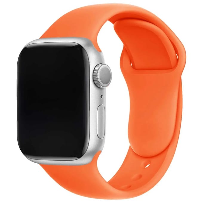2+1 | Apple Watch Bandje Teyra - Siliconen - Oranje