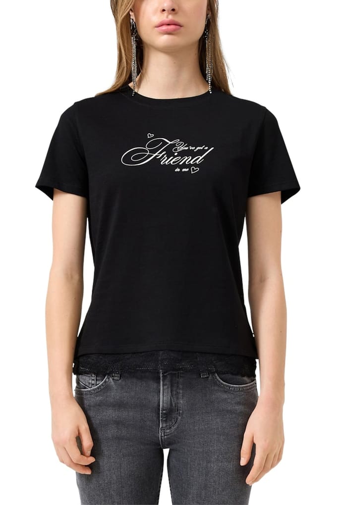 s.Oliver -qs T-shirts Black Größe: M | Hemden Outlet | Damen | Schwarz