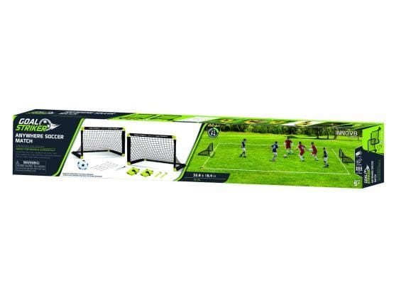 Anywhere Soccer Match voetbalveld met 2 goals