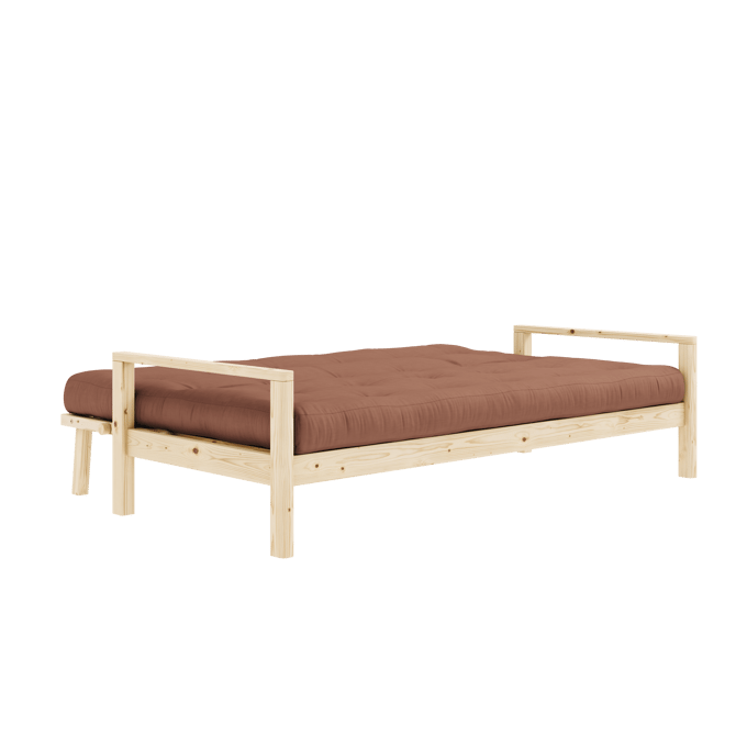 Karup Knop slaapbank - 759 Clay Brown - 101ClearLacquered