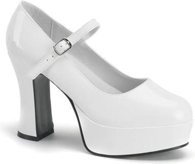 Funtasma - Maryjane50 Hoge hakken - US 10 - 40 Shoes - Wit