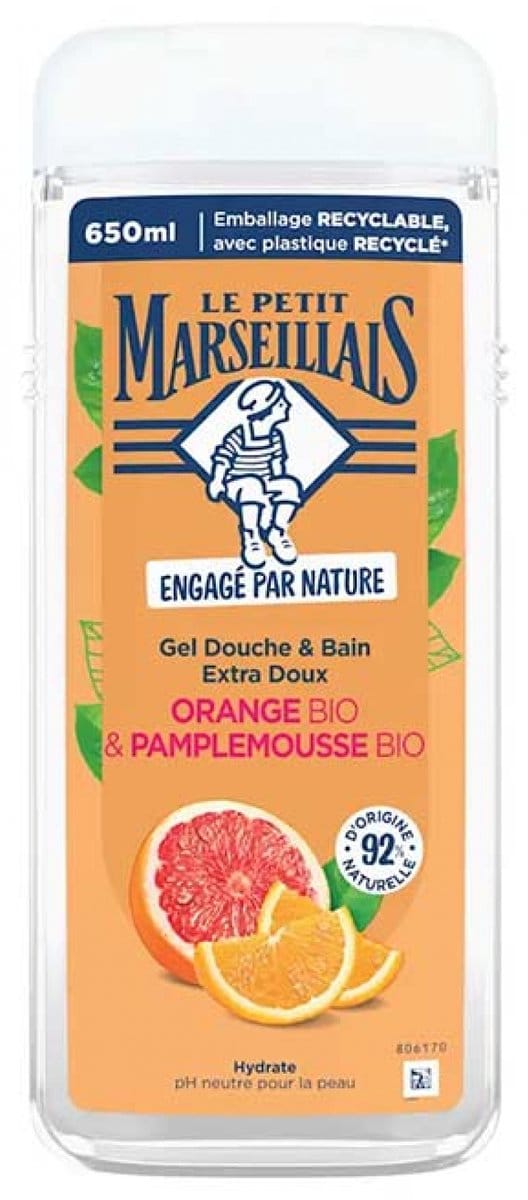 Le Petit Marseillais Extra Gentle Sinaasappel & Grapefruit Bad & Douchegel 650 ml