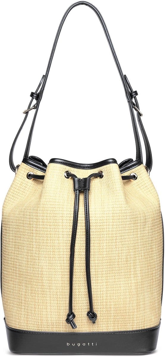 bugatti schoudertas Isa Bucket Bag Beige