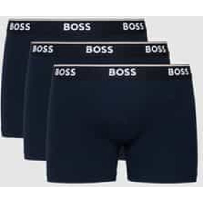 Boxershort met logo in band in een set van 3 stuks, model 'Power'