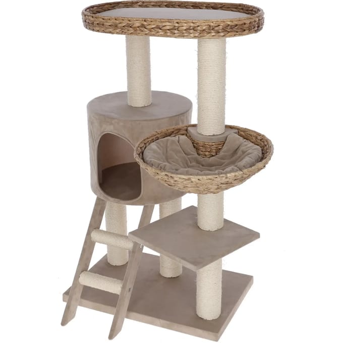 Kerbl Pet krabpaal Banana Leaf Waxy, beige kat