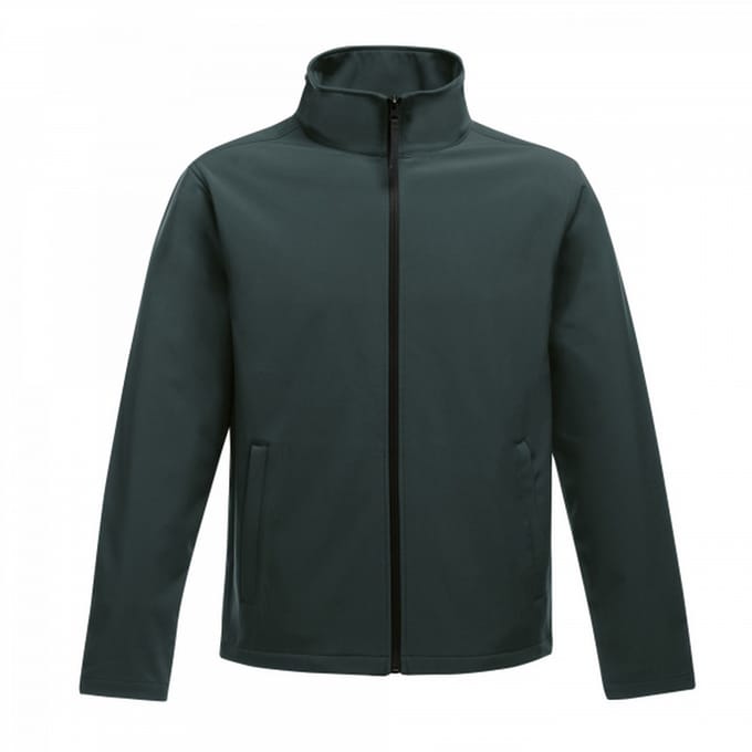 Regatta - Heren Ablaze Printable Softshell Jas (Donkergrijs met Zwart)