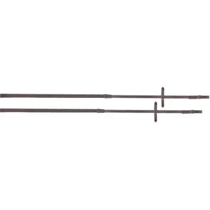 Rubber teugels voor paarden kleine spikes rubber teugels T de T