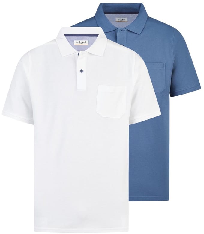 Redmond Heren poloshirt 2 pack Basic