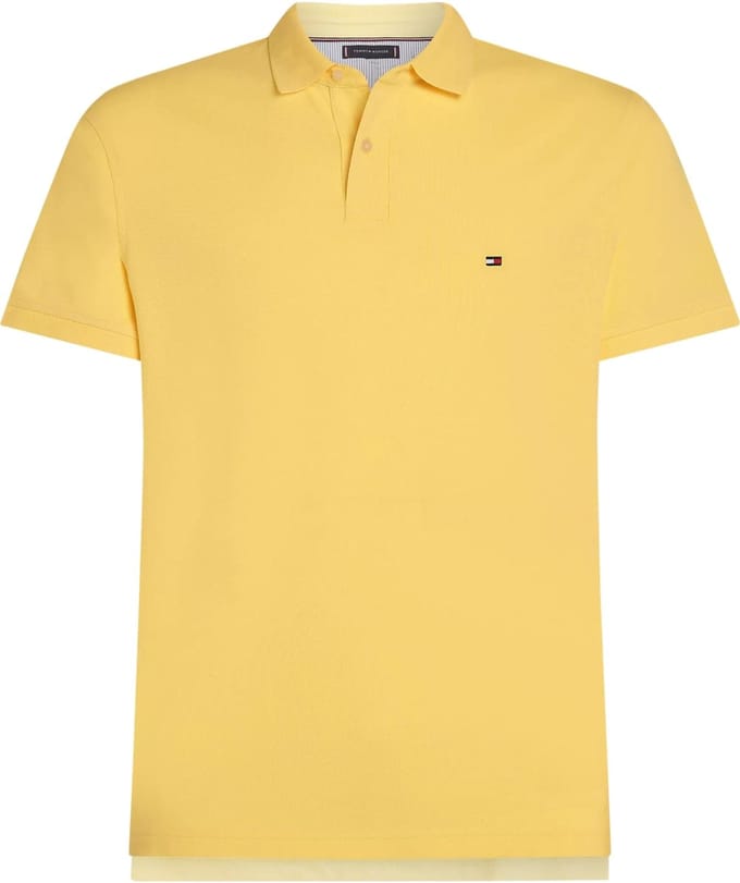 Tommy Hilfiger 1985 Slim Polo - heren poloshirt - geel